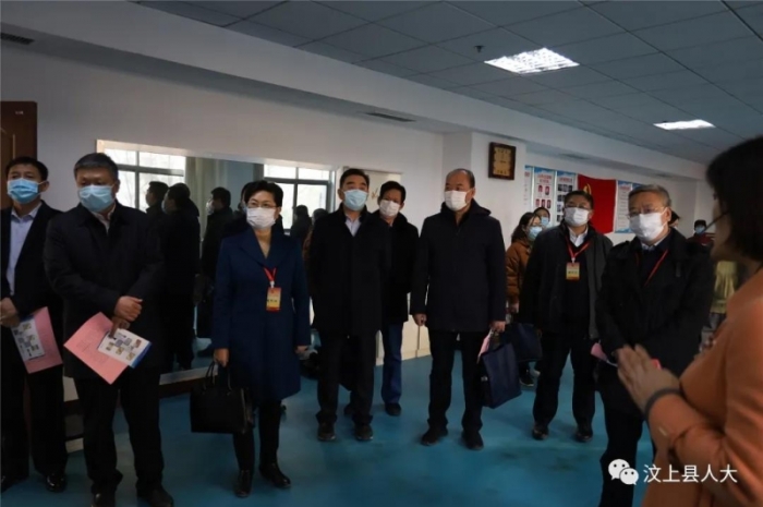 市人大常委会秘书长任广德来汶视察公共卫生体系建设情况